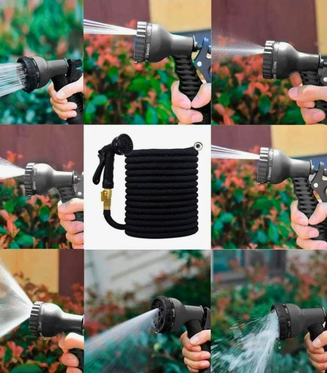 Manguera magic garden hose 25ft 12 metros para jardin color negro Comprar en tienda onlineshoppingcenterg Colombia centro de compras en linea